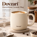 Dovzari™ RidgeArc Ceramic Mug