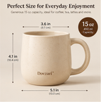 Dovzari™ RidgeArc Ceramic Mug