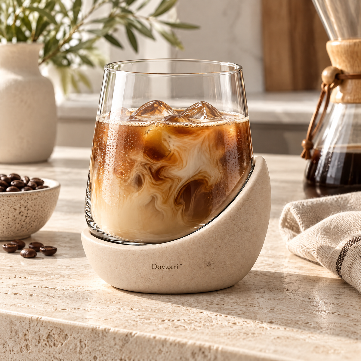 Dovzari™ Crescent Base Glass