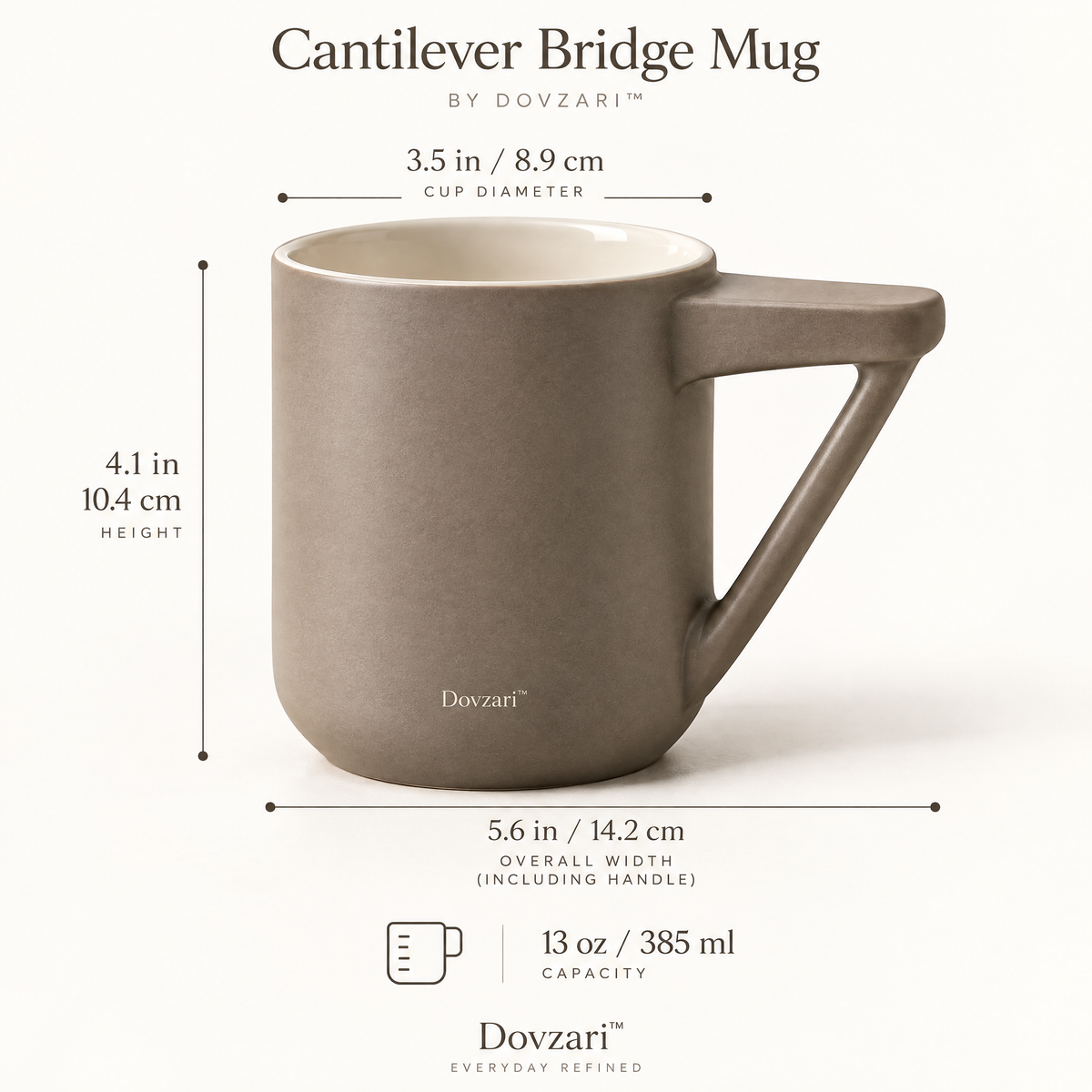 Dovzari™Cantilever Bridge Mug