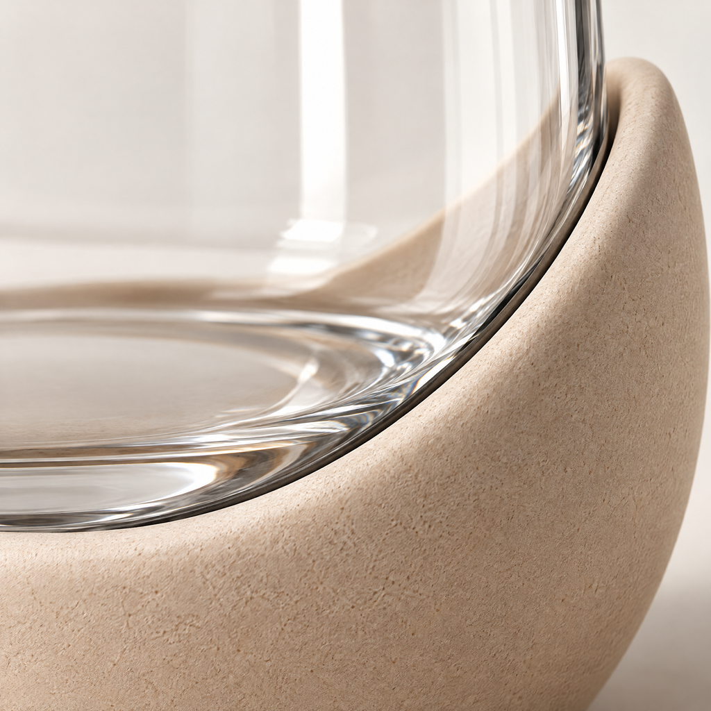 Dovzari™ Crescent Base Glass