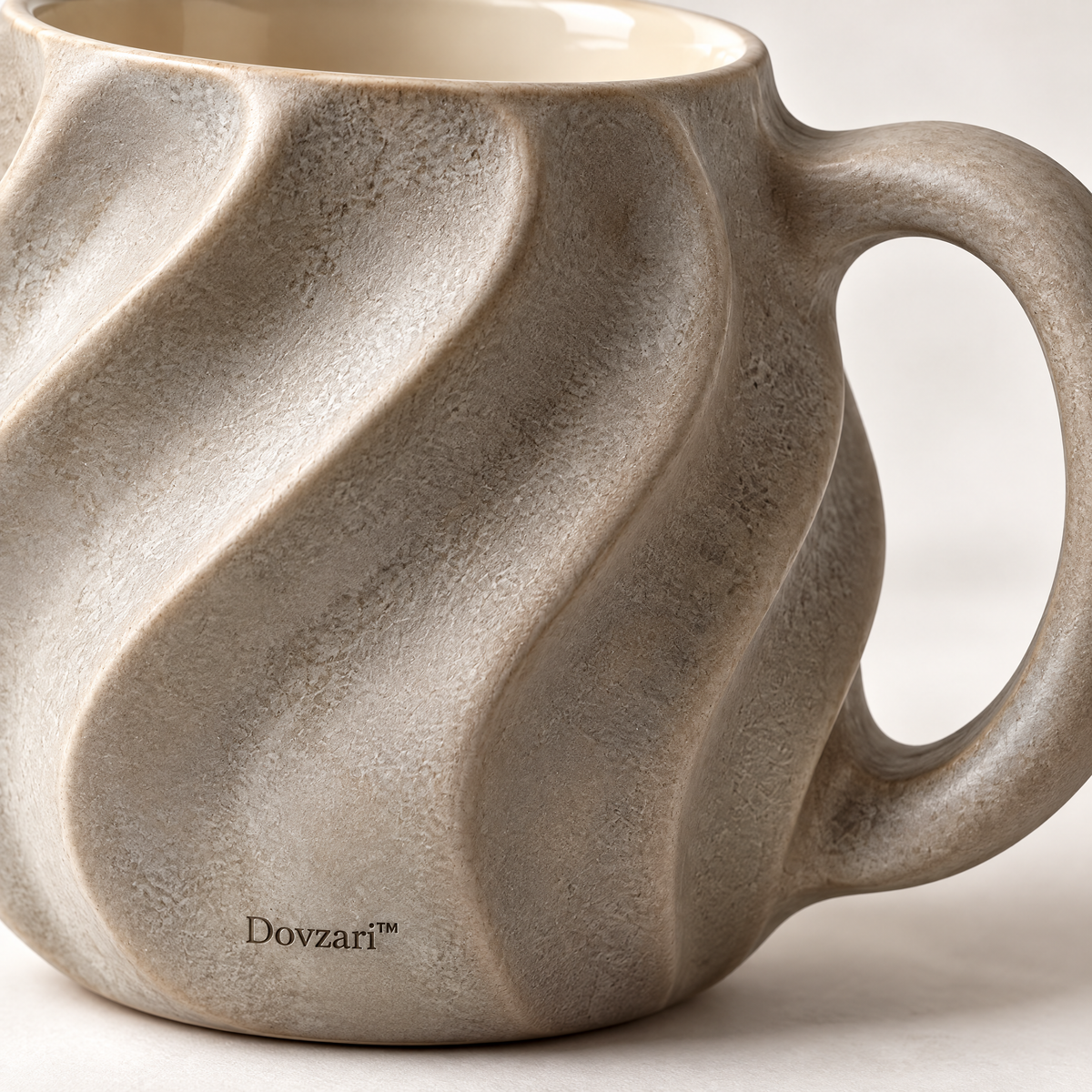 Dovzari™ Sculpted Wave Mug