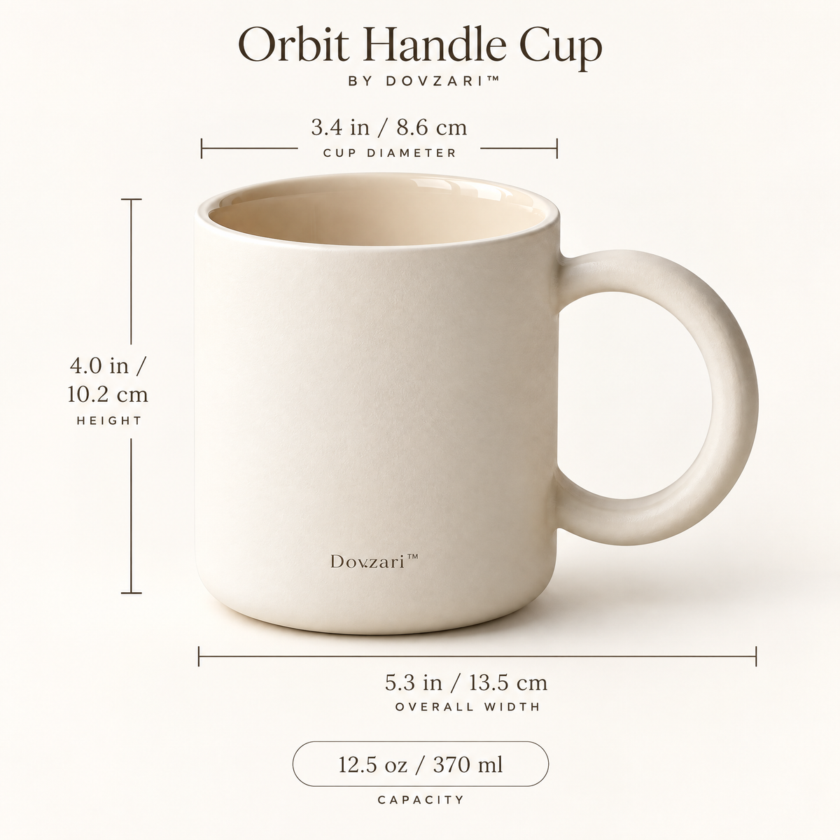 Dovzari™Orbit Handle Cup