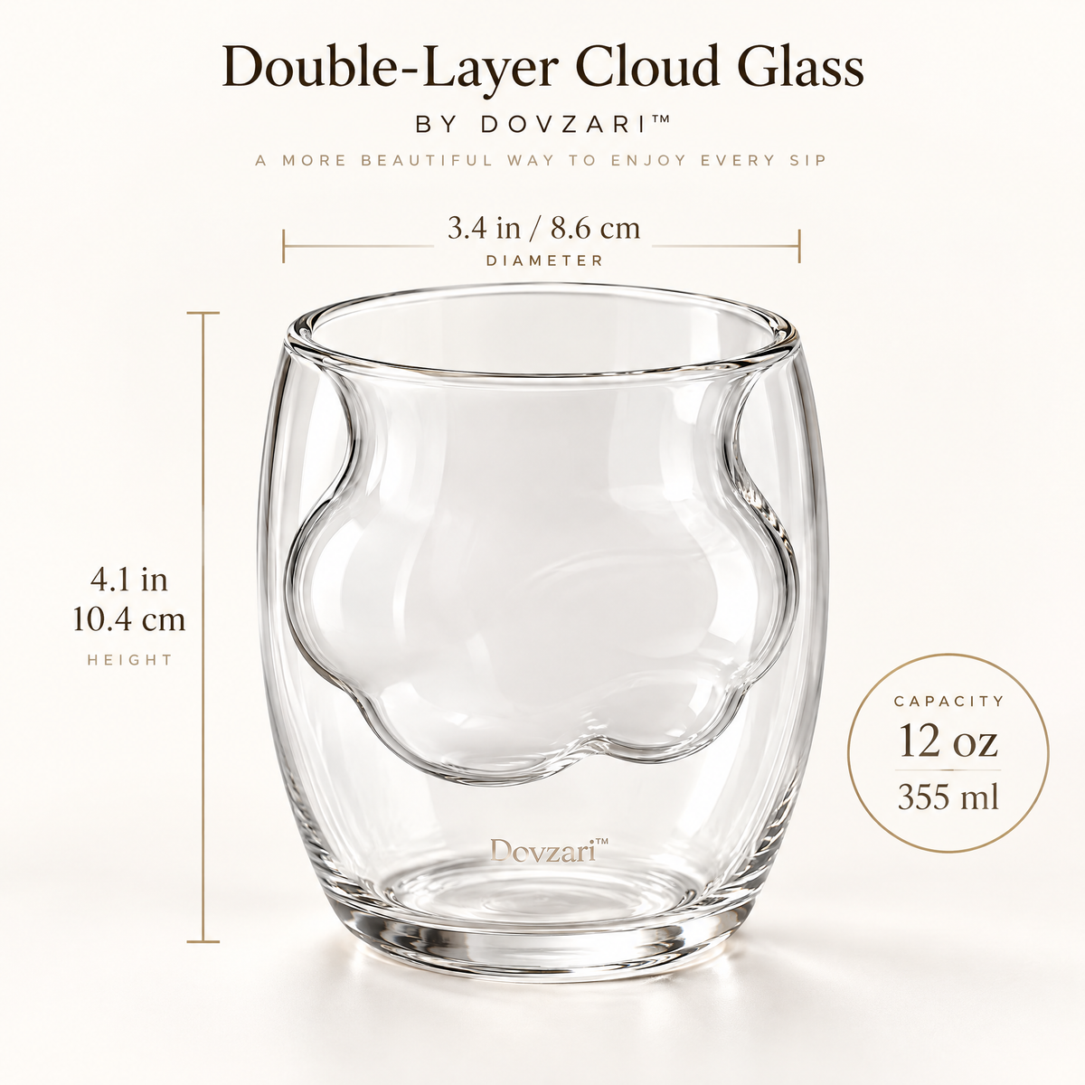 Dovzari™Double-Layer Cloud Glass