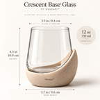 Dovzari™ Crescent Base Glass